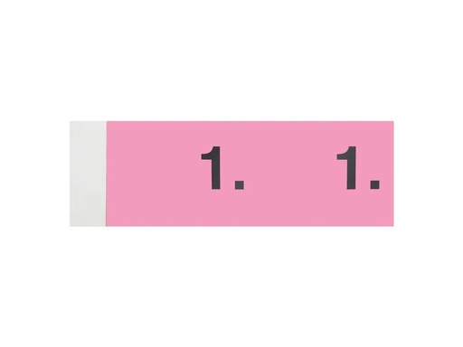 [90261085 1399539] Simplex Notizzettel Garderobenblöcke 1-100, Pink