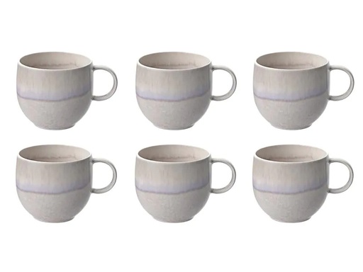[90261119 1390218] Villeroy &amp; Boch Kaffeetasse Perlemor Sand 290 ml, 6 Stück, Beige