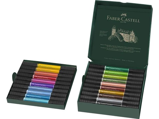 [90261166 1337909] Faber-Castell Tuschestift Pitt Artist Pen Dual 20 Stück