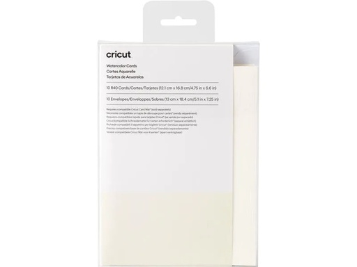 [90261266 1453739] Cricut Blankokarte für Wasserfarben R40 10 Stück