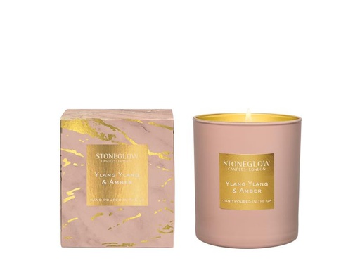 [90261373 1453973] Stoneglow Duftkerze Ylang Ylang &amp; Amber 220 g