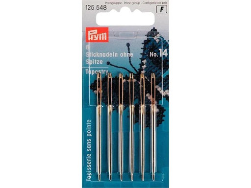 [90045307 1175005] Prym Sticknadel Nr. 14, ohne Spitze, 6 Stück