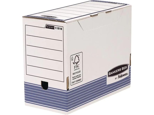 [90045315 1028395] Fellowes Archivschachtel Bankersbox System A4+ 15 cm 10 Stück