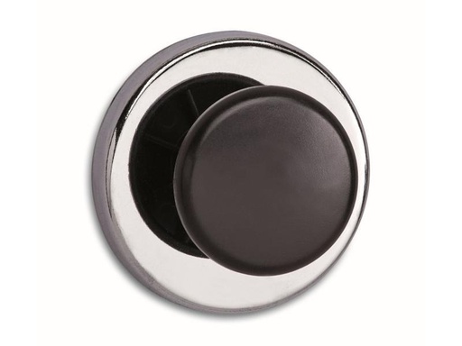 [90045320 609063] Maul Haftmagnet Ø 67 mm Griffknopf Silber/Schwarz