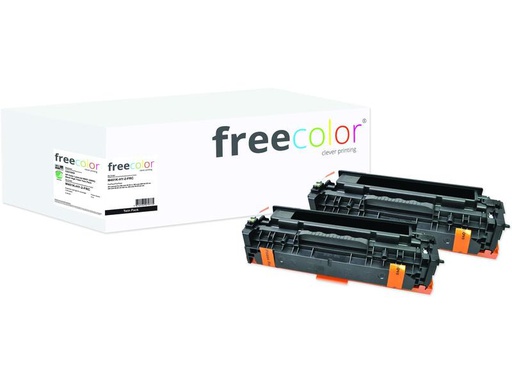[90261615 1400267] Freecolor Toner HP CE410 (2 Stück) Black