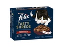 Felix Nassfutter Tasty Shred Original mit Fleisch in Gelee, 10x80g