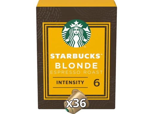 [90262191 1463042] Starbucks Kaffeekapseln Blonde Espresso Roast 36 Stück