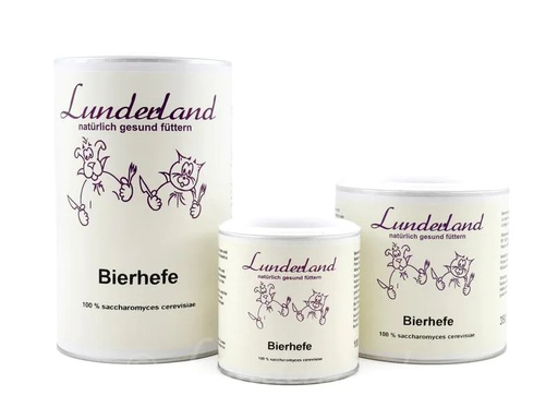 [90262208 1451694] Lunderland Hunde-Nahrungsergänzung Bierhefe, 350 g