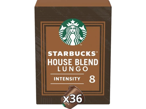 [90262236 1463043] Starbucks Kaffeekapseln House Blend Lungo 36 Stück