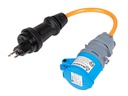 Normrahmen Adapterkabel CEE16/3 - T13