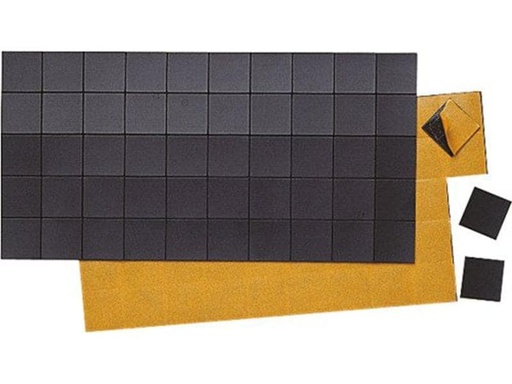 [90262246 1413475] Büromaterial Magnetplättchen Takkis 50 Stück, Schwarz