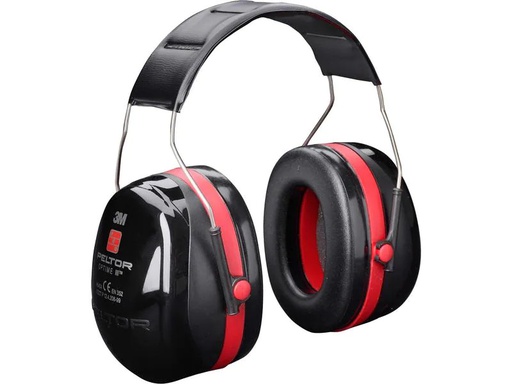 [90262253 1464213] 3M Gehörschutz Peltor Optime III Schwarz / Rot