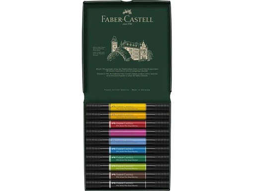 [90262450 1337910] Faber-Castell Tuschestift Pitt Artist Pen Dual 10 Stück