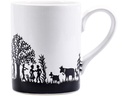 Kadastar Universaltasse Bergchilbi 400 ml, 1 Stück, Schwarz/Weiss