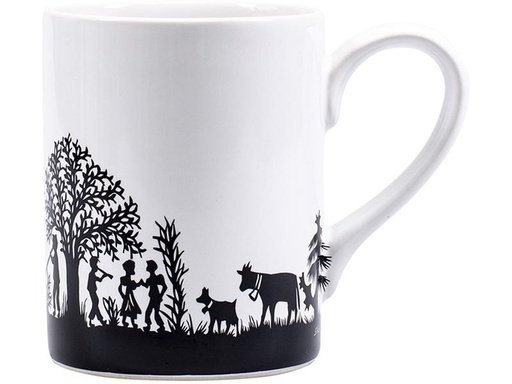 [90262498 1433205] Kadastar Universaltasse Bergchilbi 400 ml, 1 Stück, Schwarz/Weiss