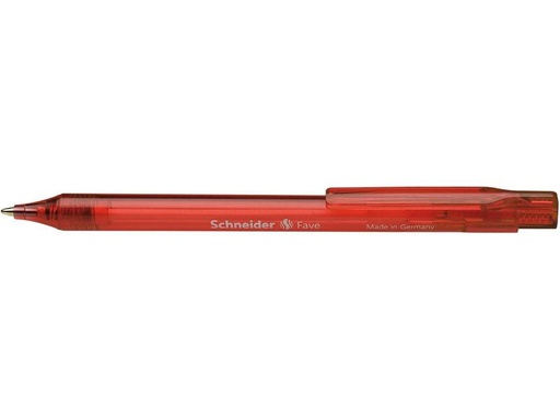 [90262672 1399793] Schneider Kugelschreiber Fave 0.5 mm, 20 Stück, Rot