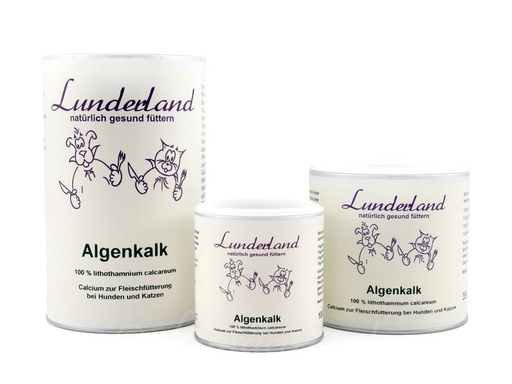[90262695 1451689] Lunderland Hunde-Nahrungsergänzung Algenkalk, 100 g