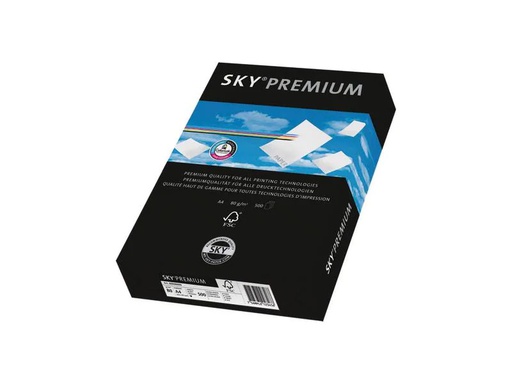 [90262697 1403676] Sky Kopierpapier Premium A3, Weiss, 120 g/m², 250 Blatt