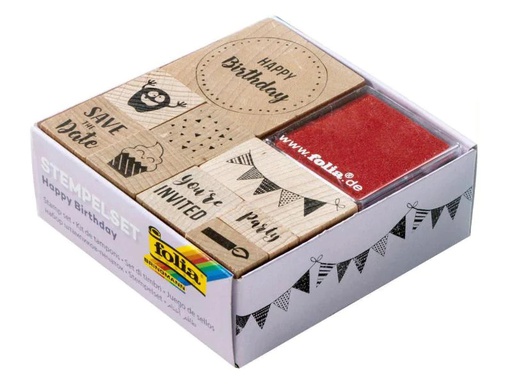 [90045465 819665] Folia Stempelset Happy Birthday Motiv: Geburtstag