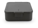 Brabantia Lunchbox Make & Take 25.5 x 16.7 x 6.2 cm, Dunkelgrau