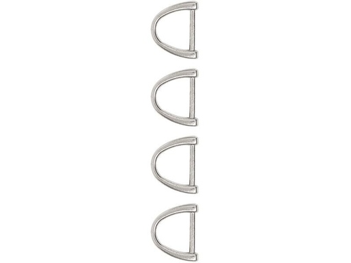 [90262837 1462830] lalana Anhänger D-ring 28 x 25 mm, 4 Stück