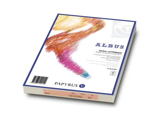 [90262857 1403356] Scaldia Zeichenpapier Albus A3, Kariert, 160 g/m², 100 Blatt