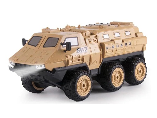 [90262928 1466104] Amewi Panzerfahrzeug V-Guard 6WD, Sand RTR, 1:16