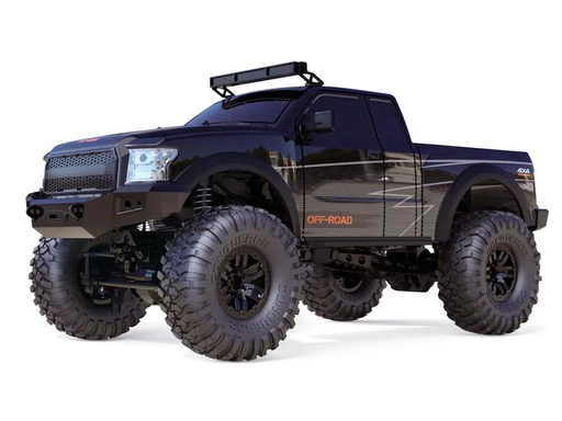 [90262986 1463877] Amewi Scale Crawler Dirt Climbing PickUp 4WD, Schwarz 1:10, RTR