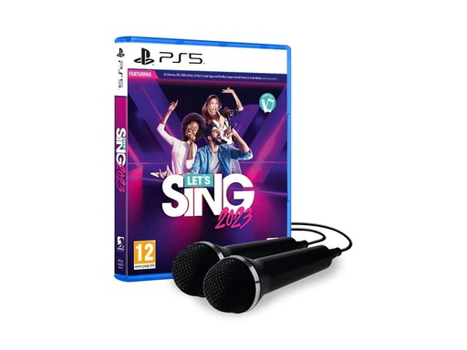 [90262987 1468772] GAME Let's Sing 2023 + 2 Mics