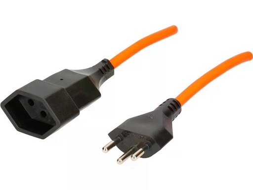 [90262997 1454104] Max Hauri Verlängerungskabel 25 m T13 - T12, Orange