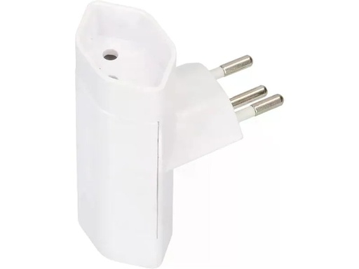 [90263011 1454112] Max Hauri Abzweigstecker 2x T13 T-Form, Weiss