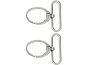 lalana Anhänger mit Karabiner 50 x 45 mm, 2 Stück