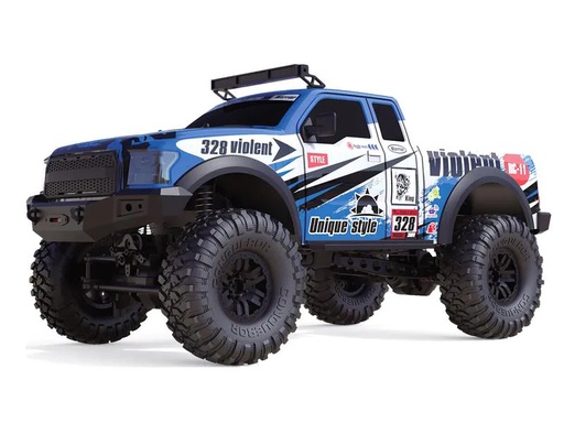 [90263032 1463878] Amewi Scale Crawler Dirt Climbing Race PickUp 4WD, Blau 1:10, RTR