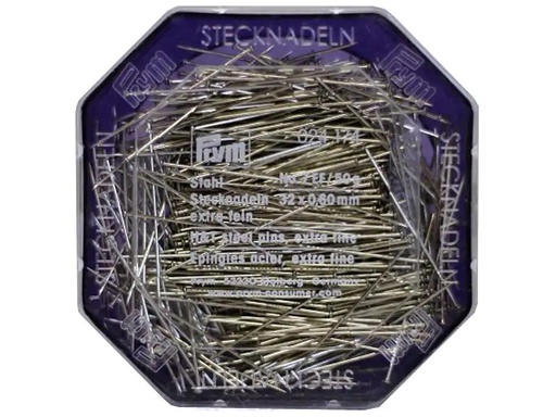 [90045515 1175031] Prym Stecknadel Ø 0.6 mm x 3.2 cm, 50 g, Stahl
