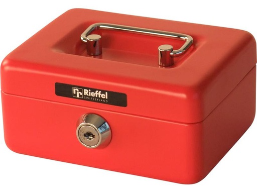 [90263283 1463053] Robert Rieffel Geldkassette Kika 12.5 x 9.5 x 6 cm, Rot