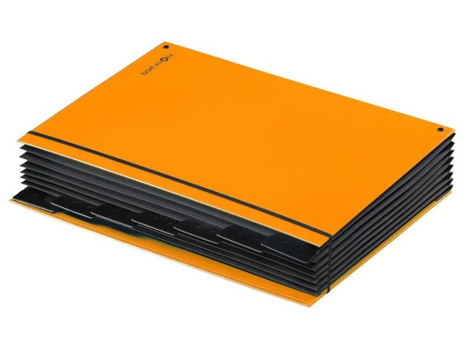 [90004533 990139] Pagna Ordnungsmappe A4 Trend Orange, 7 Fächer