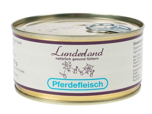 [90263482 1451692] Lunderland Nassfutter Pferdefleisch, 300 g