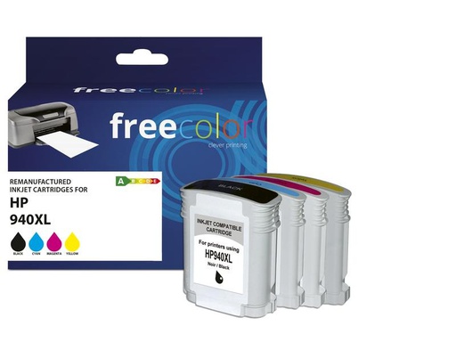 [90263496 1440056] Freecolor Tinte HP No. 940 XL Multipack Color