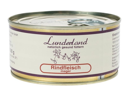 [90263506 1451690] Lunderland Nassfutter Rindfleisch mager, 300 g