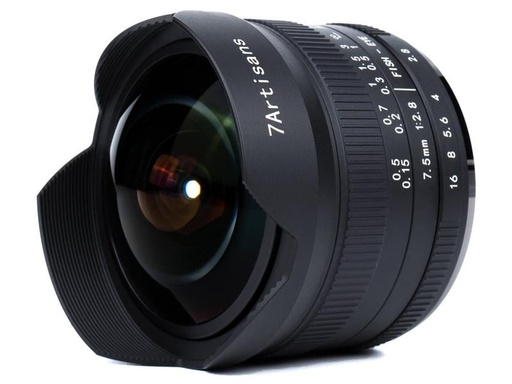 [90263519 1223071] 7Artisans Festbrennweite 7.5mm F/2.8 Fisheye Mark II – Sony E-Mount