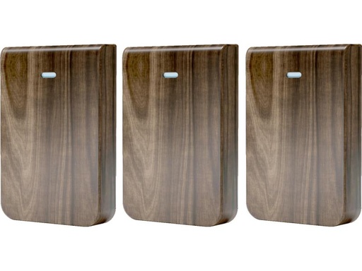 [90045577 917085] Ubiquiti Abdeckung IW-HD-WD-3 3er Set Holz-Optik für In-Wall HD