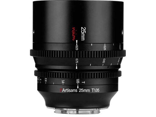 [90263649 1311651] 7Artisans Festbrennweite 25mm T1.05 – Sony E-Mount