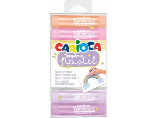 [90263919 1463515] Carioca Farbstifte Pastell 8 Stück, Mehrfarbig