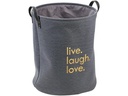 diaqua® Wäschekorb  Words 59 l, Grau