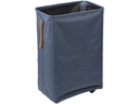 diaqua® Wäschekorb  Levi mit Rollen 50 l, Dunkelblau