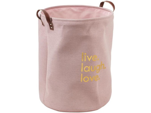 [90264041 1462869] diaqua® Wäschekorb  Words 59 l, Rosa