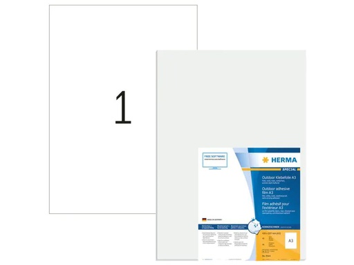 [90045658 1085808] HERMA Outdoor-Etiketten 9544 297 x 420 mm, 40 Etiketten