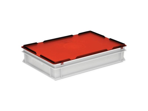 [90264334 1407134] Utz Scharnierdeckel RAKO 600 x 400 mm, Rot