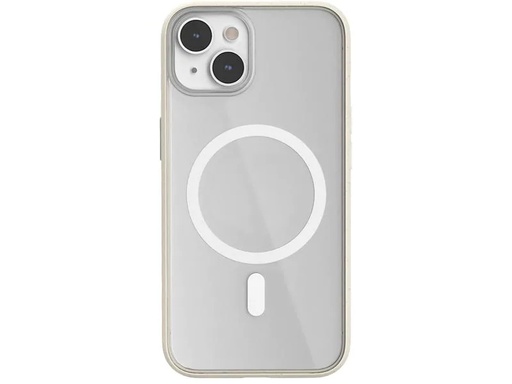 [90264540 1469077] Woodcessories Back Cover Clear Case MagSafe iPhone 14 Pro Max Weiss