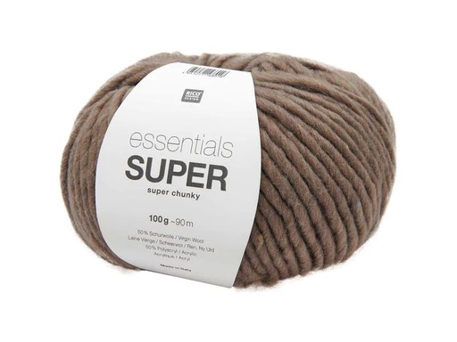 [90264569 1278674] Rico Design Wolle Essentials Super Super Chunky 100 gr, Taupe